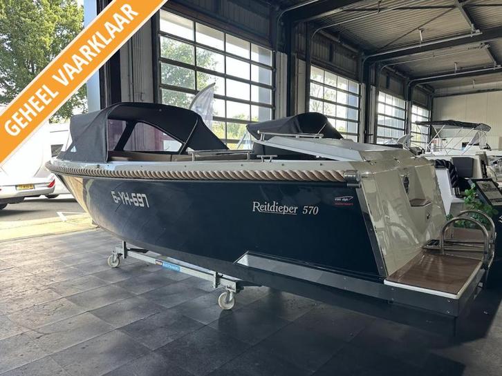 Reitdieper 570, Watersport en Boten, Sloepen, Zo goed als nieuw, 3 tot 6 meter, Buitenboordmotor, Benzine, Polyester