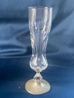 antiek kristallen flute op zilveren voet, Antiek en Kunst, Antiek | Glas en Kristal, Verzenden