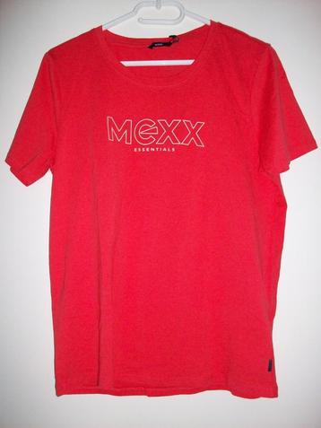 mexx t-shirt, maat m, kleur oranje / rood, NIEUW met kaartje