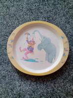 2x borden met Clown en olifant, Overige materialen, Gebruikt, Ophalen of Verzenden, Bord(en)