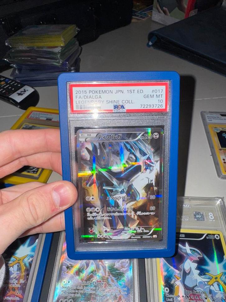 Pokemon Dialga PSA 10 Japanese -, Hobby en Vrije tijd, Verzamelkaartspellen | Pokémon, Zo goed als nieuw, Losse kaart, Foil, Ophalen of Verzenden