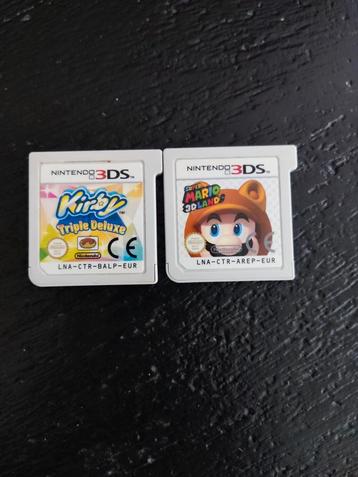 Kirby Triple Deluxe & Super Mario 3D Land  beschikbaar voor biedingen