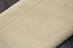 Rol katoen stof - beige met gestreept patroon weef #1285, Hobby en Vrije tijd, Stoffen en Lappen, 120 cm of meer, Beige, Ophalen of Verzenden