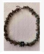 Labradoriet ketting, mooi blauwe kralen, 41-48 cm, Sieraden, Tassen en Uiterlijk, Edelstenen, Nieuw, Ophalen of Verzenden, X, X