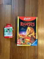 Ramses & Monopoly Deal - Reisspellen - Als Nieuw, Hobby en Vrije tijd, Gezelschapsspellen | Bordspellen, Een of twee spelers, Ophalen of Verzenden