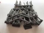 36 Lego vintage rails, 11 recht en 26 gebogen., Ophalen of Verzenden, Lego, Zo goed als nieuw