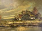 Schilderij - landschap van Rick Theunissen, Antiek en Kunst, Ophalen