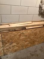 OSB Platen & Vuren Latten - Doe Het Zelf, Doe-het-zelf en Verbouw, Hout en Planken, Gebruikt, 25 tot 50 mm, Ophalen of Verzenden