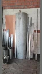 Partij RVS kokers, buizen, staffen etc, Ophalen of Verzenden, Nieuw, 250 mm of meer, Rvs