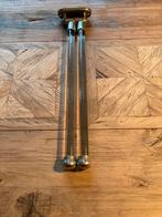 Antiek Frans art-deco glazen handdoekdroger/handdoekrek, Ophalen, Gebruikt, Overige kleuren, Handdoekenrek