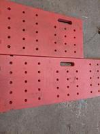 Rode rijplaten, Ophalen, Gebruikt