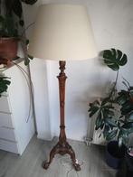 Antieke handgesneden lamp, Huis en Inrichting, Lampen | Vloerlampen, Ophalen, Gebruikt, Barok, 150 tot 200 cm