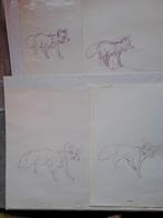 Originele schetsen Frank en Frey The Fox and the Hound 1981, Ophalen of Verzenden, Zo goed als nieuw