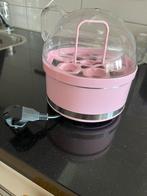 Roze eierkoker + 2 gratis ijsblokjes houders, Witgoed en Apparatuur, Eierkokers, Ophalen, Zo goed als nieuw