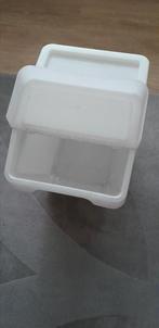 2 grote Ikea Sortera bakken,  stapelbaar en met klep, Doe-het-zelf en Verbouw, Kratten en Dozen, Ophalen, Gebruikt, 50 tot 75 cm