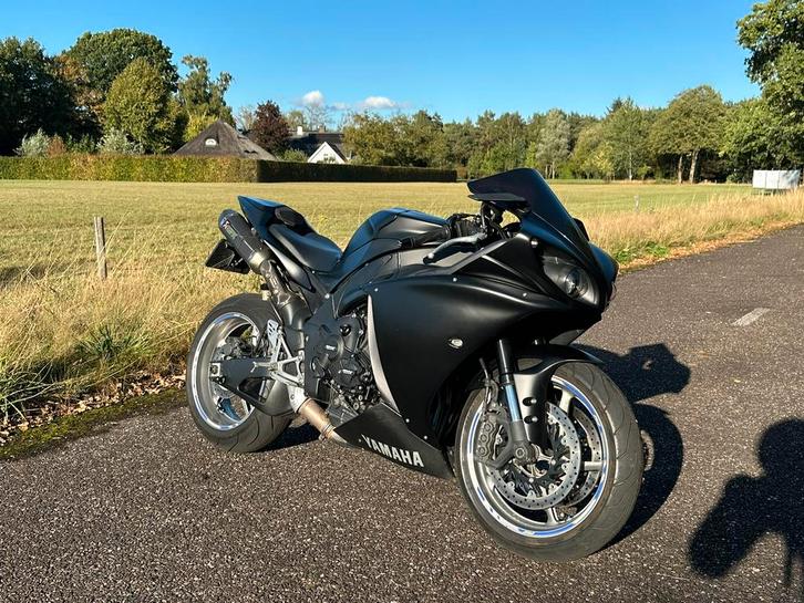 Yamaha R1 Big Bang 2009 | Mat zwart | Akrapovic, Motoren, Onderdelen | Yamaha, Ophalen