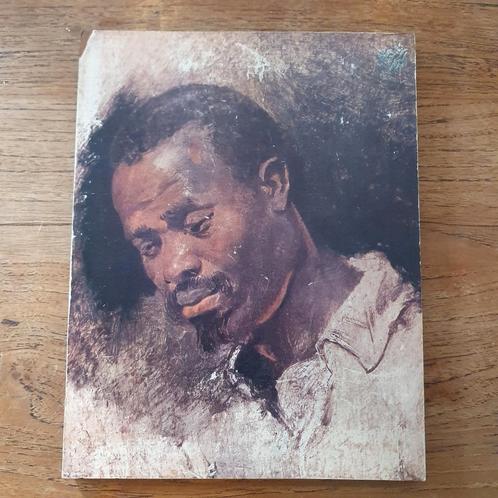 Prachtig portret donkere man., Antiek en Kunst, Kunst | Schilderijen | Klassiek, Ophalen of Verzenden