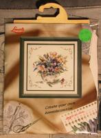 Borduurpakket Lanarte Bloemen nummer 34232, Hobby en Vrije tijd, Borduren en Borduurmachines, Verzenden, Nieuw, Handborduren, Borduurpakket