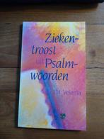 J.H. Velema - Ziekentroost uit psalmwoorden, Boeken, Godsdienst en Theologie, Ophalen of Verzenden, Zo goed als nieuw, J.H. Velema