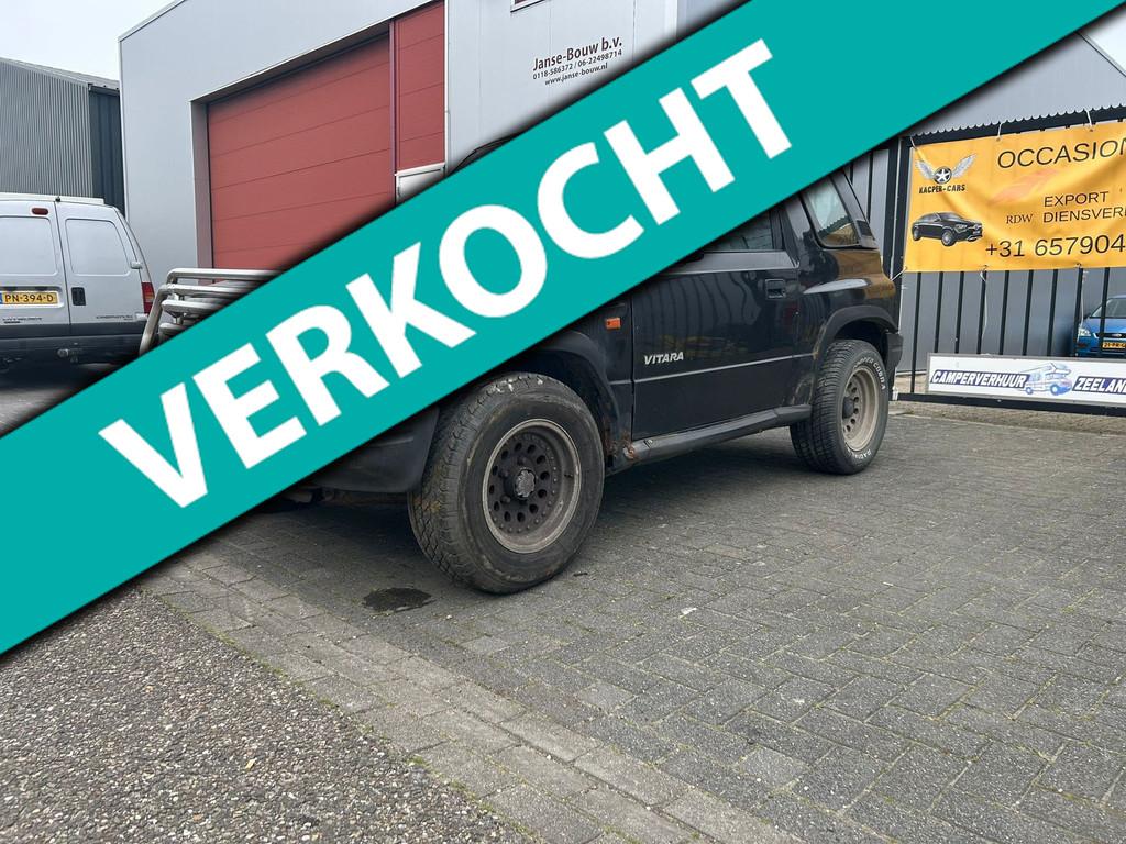 Suzuki Vitara 1.6 JX Cabrio Hardtop (Koppeling Defect) Loopt, 450 kg, 4 cilinders, Cabriolet, 4 stoelen