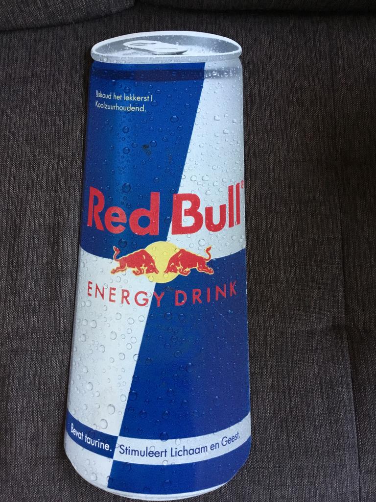 Metalen bord red Bull, Ophalen, Zo goed als nieuw, Reclamebord