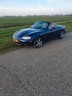 Mazda MX-5 1.6-16V  Exclusieve 2004 Blauw, Auto's, 13 km/l, Achterwielaandrijving, 40 €/maand, 4 cilinders