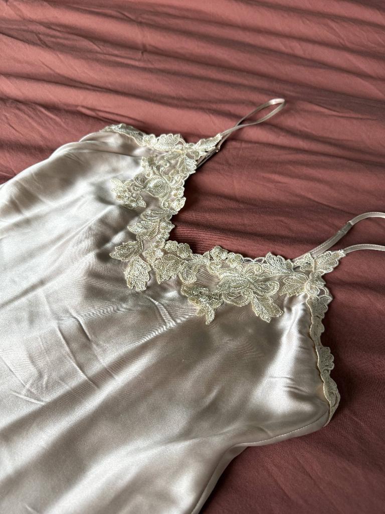 Nieuwe Silk Silky jurk nachtjapon poeder roze, Silk Silky, Nieuw, Ophalen of Verzenden, Roze