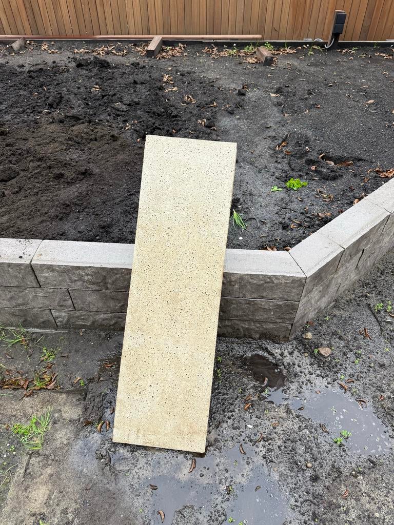 3x Schellevis opsluitband Oudhollands crème 100x20x5cm, Overige typen, Nieuw, Ophalen of Verzenden, Minder dan 5 m²
