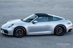 Porsche 911 3.0 4 GTS 1e eig NL-auto (bj 2022, automaat), Auto's, Gebruikt, Zwart, Cabriolet, 4 stoelen