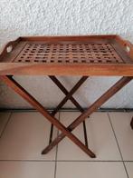 Massief houten butler tray, Ophalen, Rechthoekig, Hout