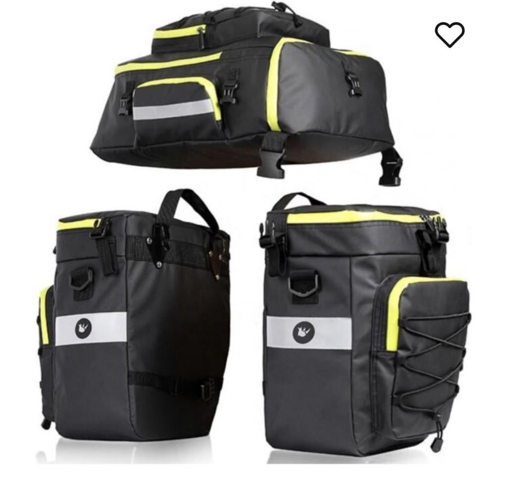 3 delig fietstassen, Fietsen en Brommers, Fietsaccessoires | Fietstassen, Ophalen of Verzenden, Gebruikt, Overige merken