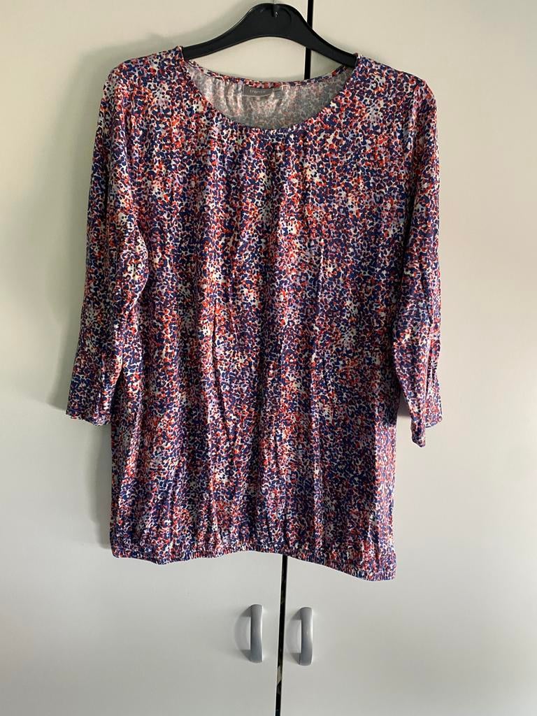 Gekleurde top van Fransa maat L, Kleding | Dames, Ophalen of Verzenden, Gedragen, Maat 42/44 (L), Lange mouw