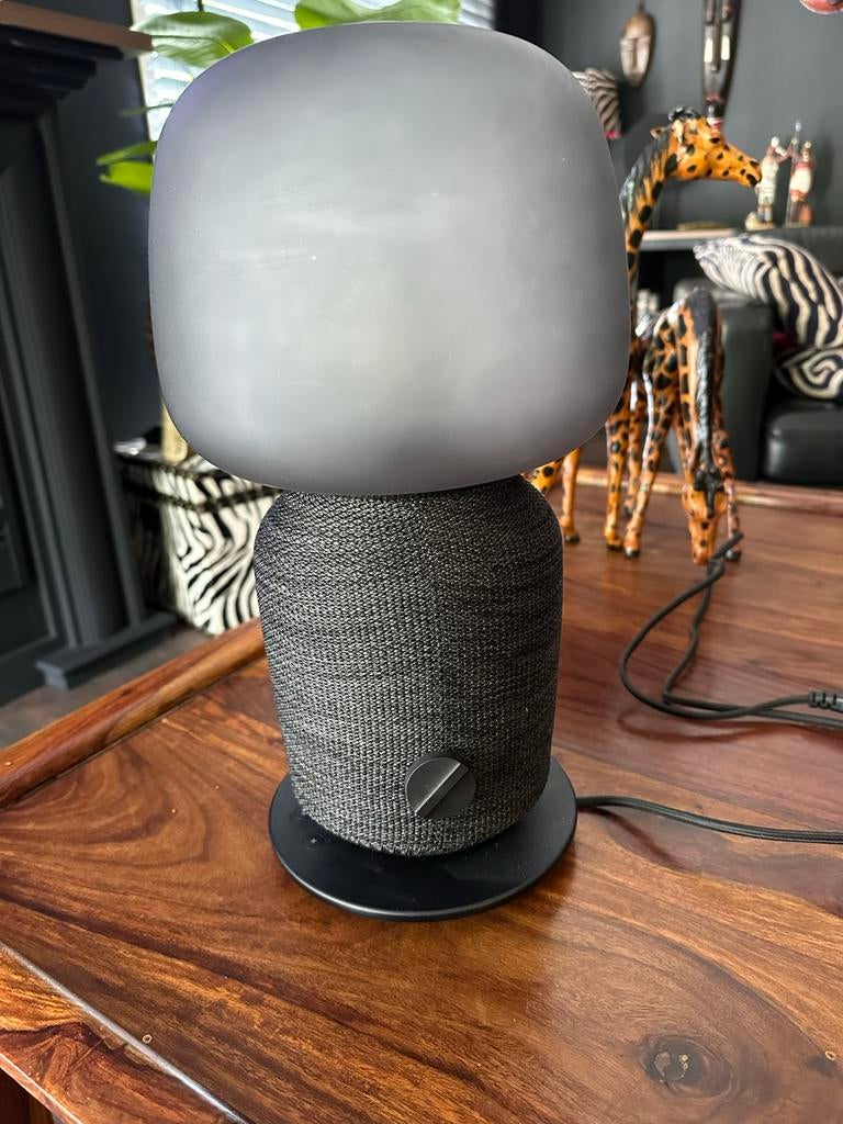 IKEA SYMFONISK tafellamp met Sonos speaker - zwart, Audio, Tv en Foto, Luidsprekers, Ophalen, Gebruikt, Overige typen, Sonos