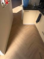 Hebeta 7746 30m2 pvc vloer Hebeta dryback visgraat (nieuw!), Bruin, Nieuw, Ophalen of Verzenden, 25 tot 50 m²