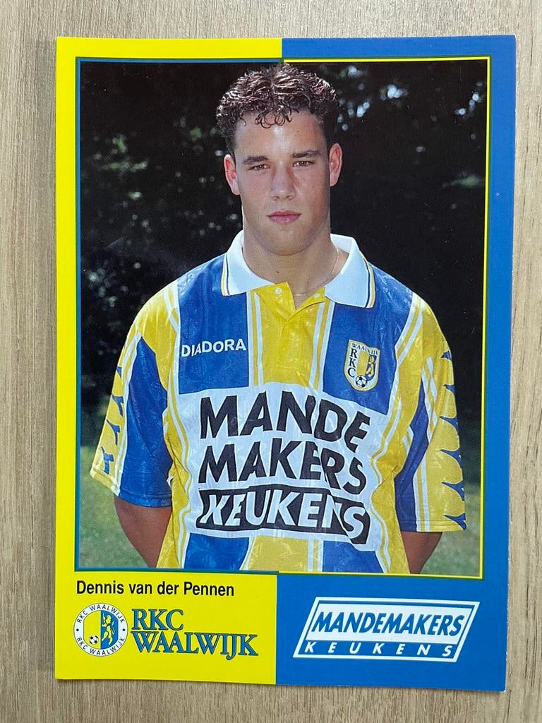Fotokaart Dennis van der Pennen (RKC)., Ophalen of Verzenden, Nieuw, Spelerskaart