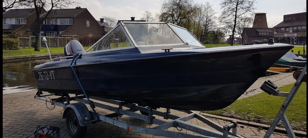 Skibsplast Sportsmaster  met Yamaha 4T 9,9 pk 2012, Ophalen, Gebruikt, Minder dan 10 pk, Tot 6 meter