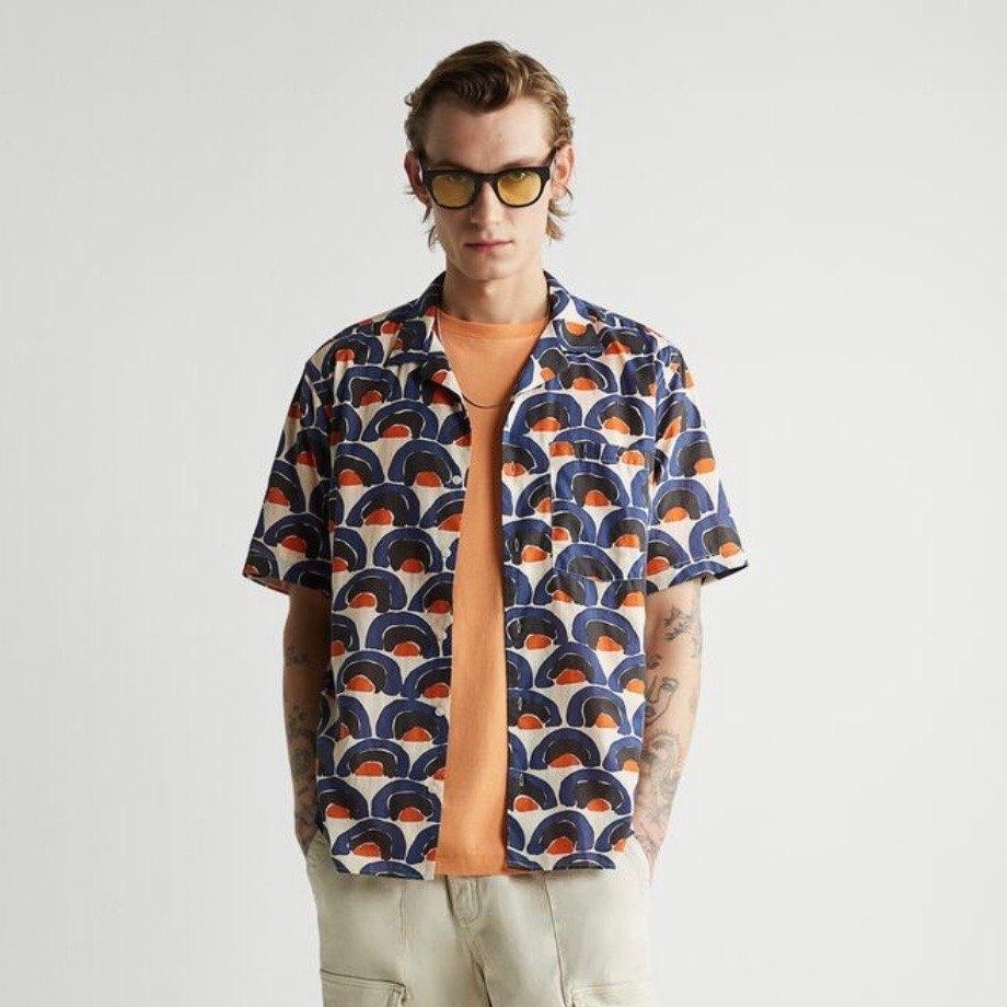 retro BLOUSE Zara Man mt S -als nieuw- vintage skate look, Kleding | Heren, Overige kleuren, Ophalen of Verzenden, Zo goed als nieuw