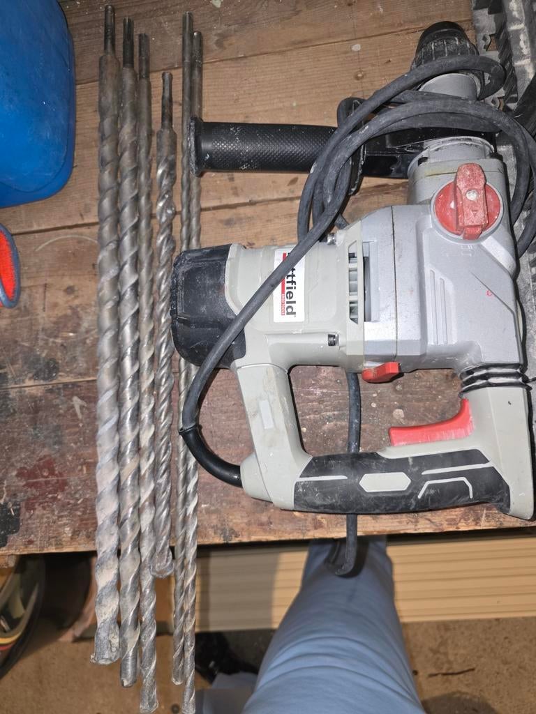 Krachtige Boorhamer met SDS-boren - Ideaal voor zwaar werk, Doe-het-zelf en Verbouw, Gereedschap | Boormachines, Boor- en/of Breekhamer