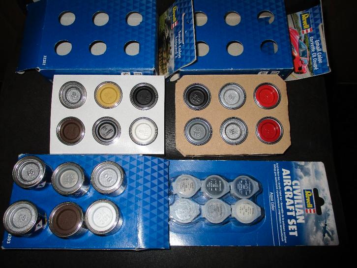 D-651,PARTIJ REVELL VERF SETS, Hobby en Vrije tijd, Modelbouw | Figuren en Diorama's, Nieuw, 1:35 tot 1:50, Ophalen of Verzenden