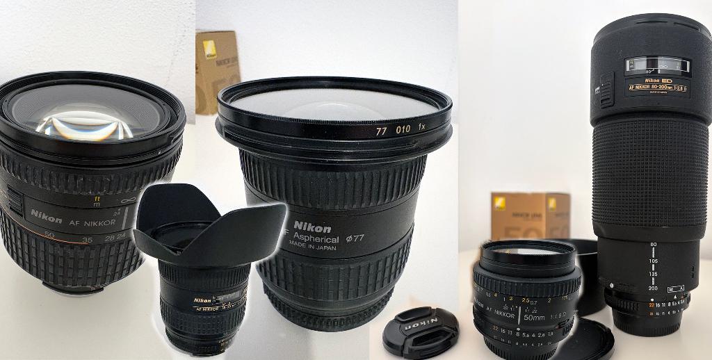 diverse Nikon Nikkor AF lenzen / objectieven, Ophalen of Verzenden, Zo goed als nieuw, Overige typen, Zoom