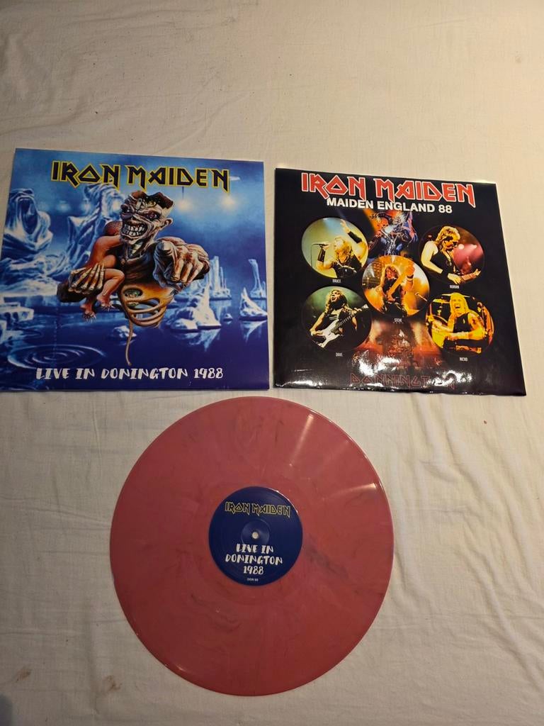 Iron Maiden - Live in Donington 1988 (Roze Vinyl), Ophalen of Verzenden, Nieuw in verpakking