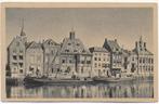 Haven Maassluis oude ongelopen ansichtkaart B6530, Ophalen of Verzenden, 1940 tot 1960, Ongelopen, Zuid-Holland