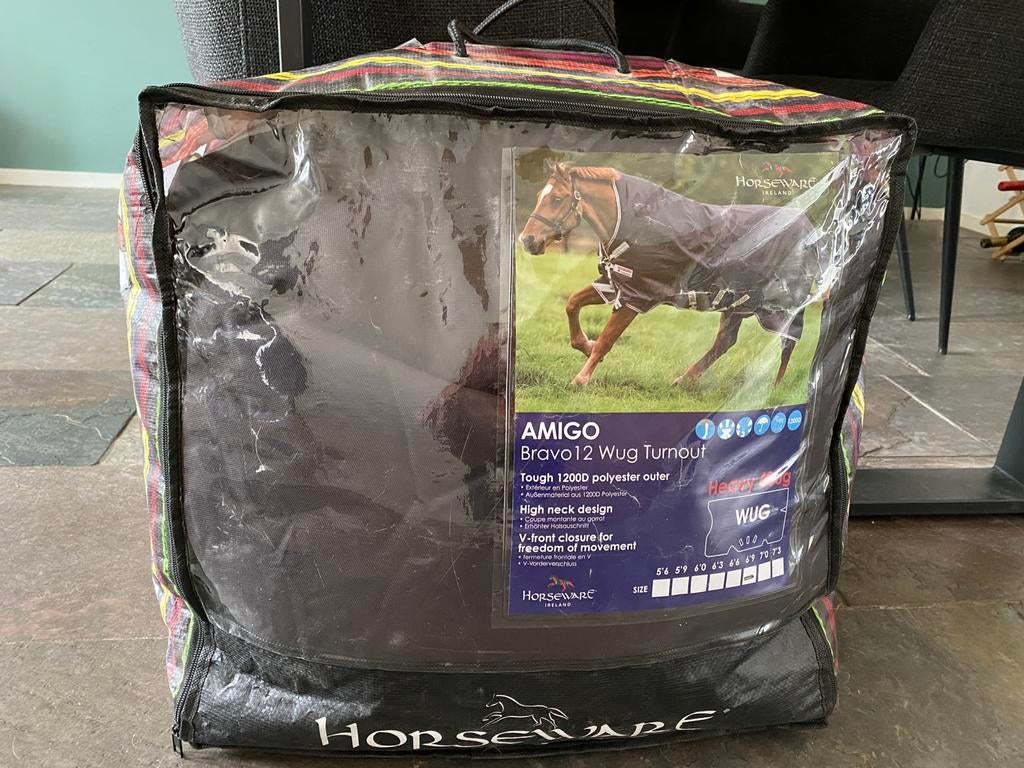Nog volledig nieuwe Amigo Bravo12 (maat 205) 400 grams deken, Dieren en Toebehoren, Paarden en Pony's | Dekens en Dekjes, Nieuw