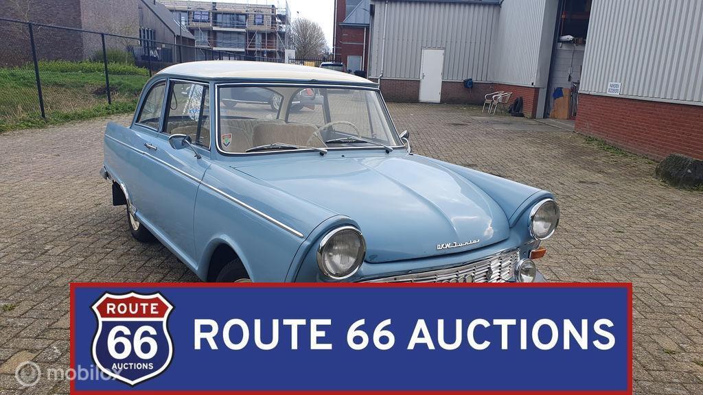 DKW Junior de Luxe | 1963 | Route 66 Auctions, Auto's, Overige merken, Overige carrosserieën, Zwart, Bedrijf