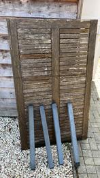 GRATIS Tuintafel, Tuin en Terras, Ophalen, Gebruikt, Rechthoekig, Aluminium