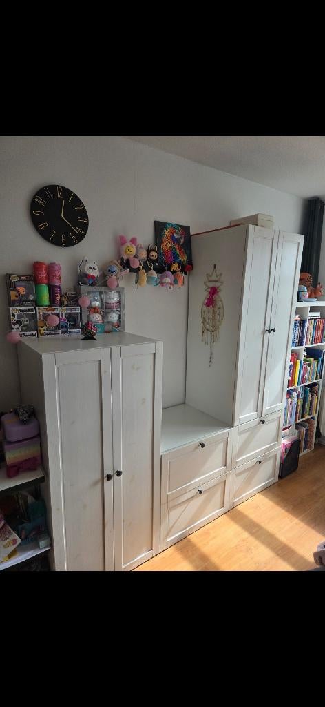 Gratis kledingkast kinderkast wit, Ophalen, Gebruikt, 50 tot 70 cm, 105 cm of meer