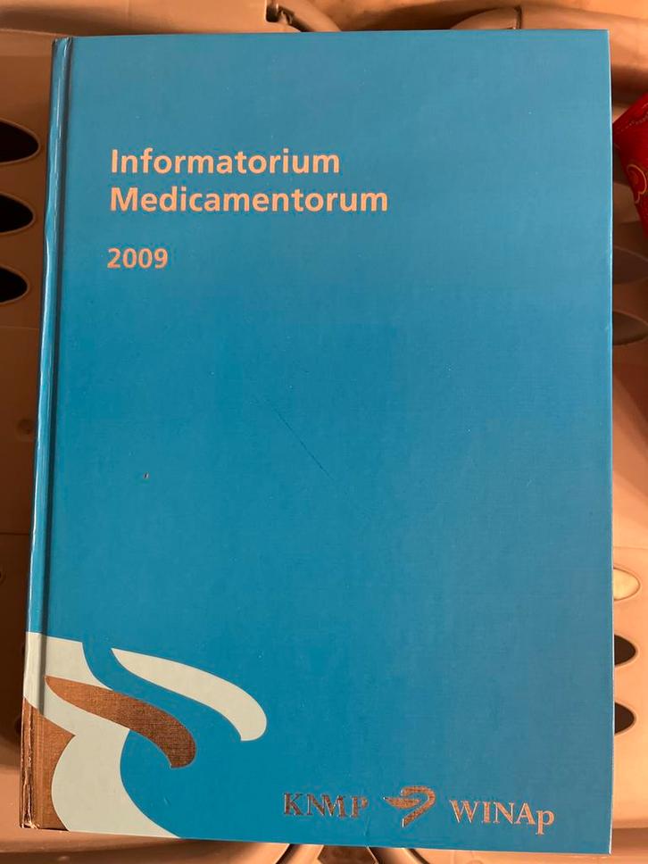Informatorium Medicamentorum 2009 - Kennis over medicijnen, Boeken, Studieboeken en Cursussen, Gelezen, WO, Beta, Ophalen
