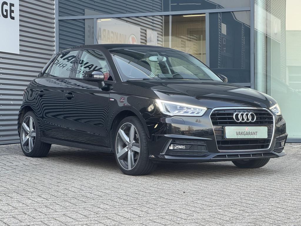 Audi A1 Sportback 1.0 TFSI S-LINE XENON,NAVI (bj 2016), Auto's, Voorwielaandrijving, 12 maanden, Stof, Zwart