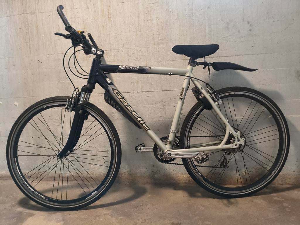 Gazelle Puerta X-Road Hybride Fiets - Heren, Fietsen en Brommers, Ophalen of Verzenden