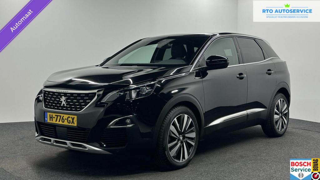 Peugeot 3008 1.2 PureTech GT Line CAMERA CARPLAY NAVI ECC CR, Parkeersensor, Gebruikt, 1199 cc, Met garantie (alle)